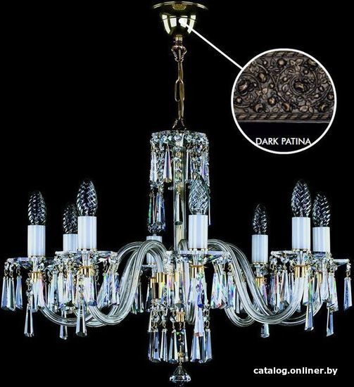 

Подвесная люстра ArtGlass Ingeborg Viii. Dark Patina Ce