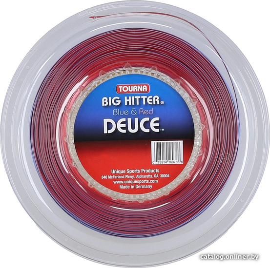 

Струна для теннисной ракетки Tourna Big Hitter Deuce BH-D-220-16 (красный/синий)