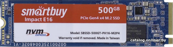 

SSD SmartBuy Impact E16 500GB SBSSD-500GT-PH16-M2P4