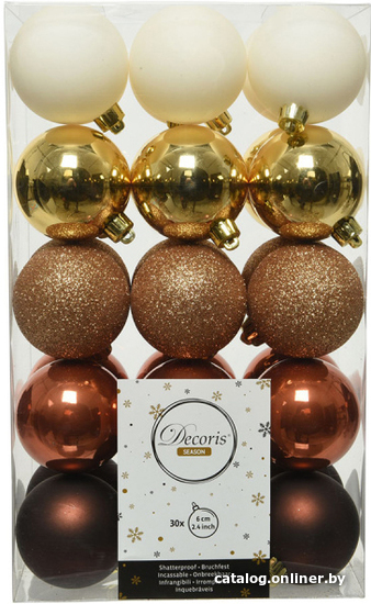 

Елочная игрушка Kaemingk Микс 029254 (30 шт)
