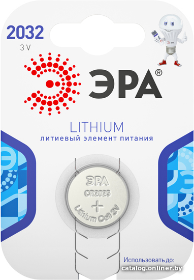 

Батарейка ЭРА Lithium CR2032