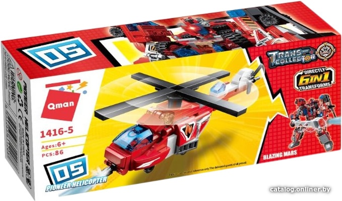 

Конструктор Qman Trans-Collector Blazing Mars 1416-5 Pioneer Helicopter