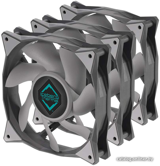 

Набор вентиляторов Iceberg Thermal IceGALE Xtra 120mm 3-pack (серый)