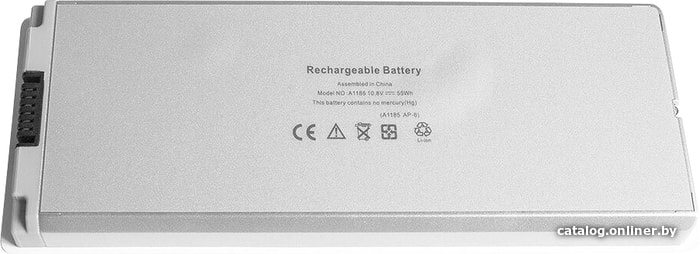 

Аккумуляторы для ноутбуков Apple A1185 MacBook 13" A1181. 10.8V 5400mAh