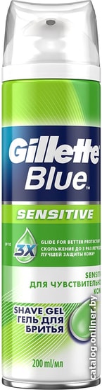 

Гель для бритья Gillette Гель для бритья Blue Sensitive 200 мл