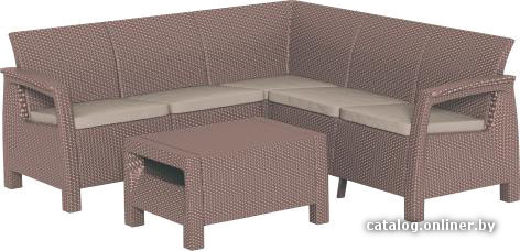

Набор садовой мебели Curver Corfu Relax set (капучино/песочный) [227845]