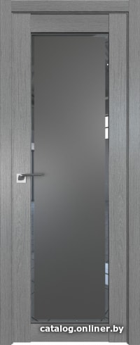 

Межкомнатная дверь ProfilDoors 2.19XN 60x200 (грувд серый, стекло square графит)