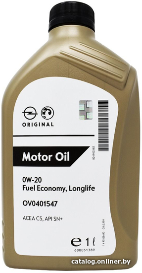 

Моторное масло GM Longlife Fuel Economy 0W-20 1л