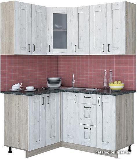 

Готовая кухня Интерлиния Мила Хольц 12x15 (дуб белый)
