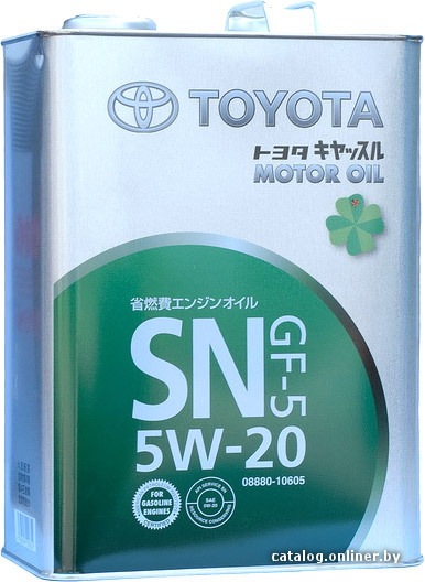 

Моторное масло Toyota SN GF-5 5W-20 (08880-10605) 4л