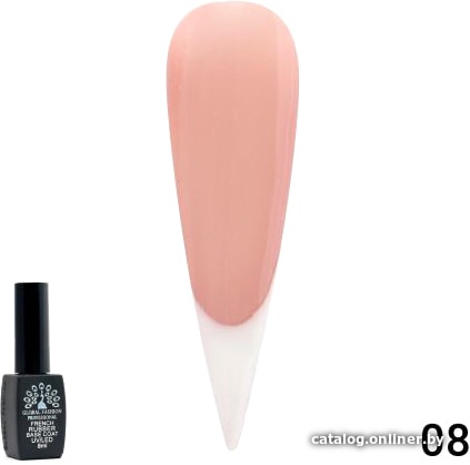 

Основа Global Fashion Rubber Base Coat French (тон 08) 8 мл