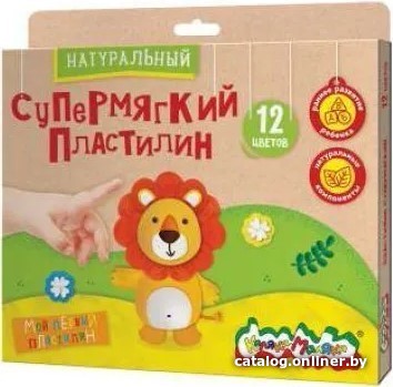 

Пластилин Каляка-Маляка Натуральный Супермягкий ПКМ12-М (12 цв)