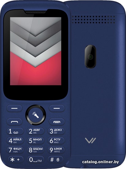 

Кнопочный телефон Vertex D552 (синий)