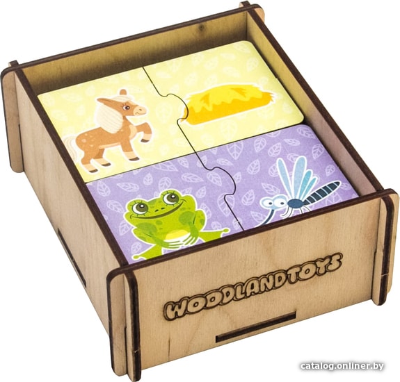 

Мозаика/пазл WoodLand Toys Кто что ест 111202