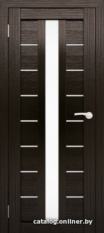 

Межкомнатная дверь Юни Амати 17 90x200 (дуб венге/матовое стекло)
