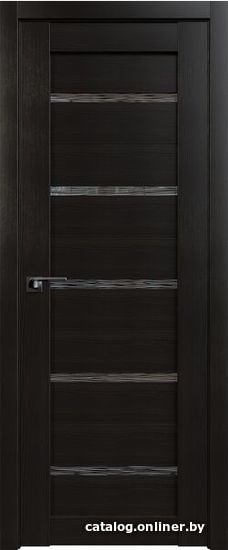 

Межкомнатная дверь ProfilDoors 7X 60x200 (грей мелинга/стекло дождь черный)