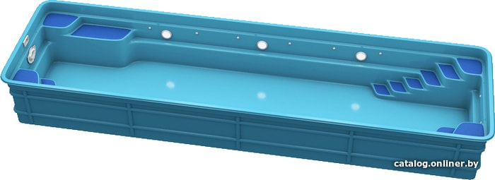 

Композитный бассейн Empire Pools Марафон Econom (11.1x3 м)
