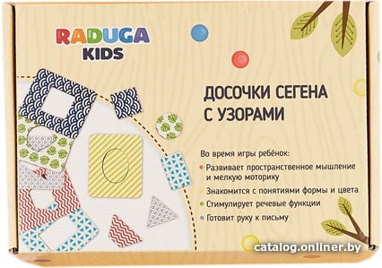 

Сортер Raduga Kids Досочки Сегена с узорами RK1077