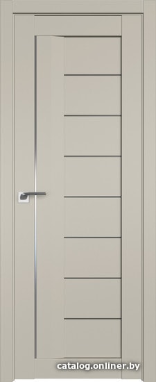 

Межкомнатная дверь ProfilDoors 17U 80x200 (шеллгрей, стекло графит)