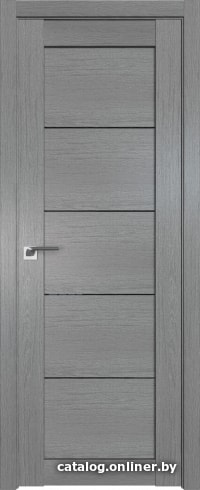 

Межкомнатная дверь ProfilDoors 2.11XN 50x200 (грувд серый, стекло дождь черный)