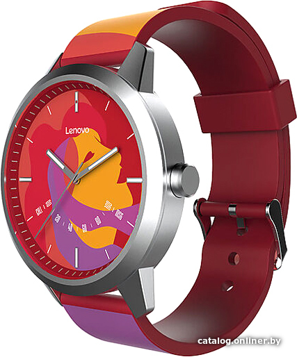 

Гибридные умные часы Lenovo Watch 9 Constellation Series (дева, красный/бордовый)