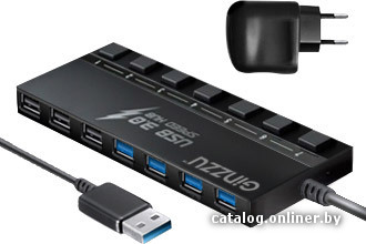 

USB-хаб Ginzzu GR-388UAB