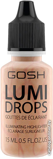 

Хайлайтер жидкий Gosh Lumi Drops (004 Peach) 15 мл