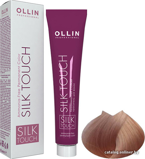 

Крем-краска для волос Ollin Professional Silk Touch 10/5 светлый блондин махагоновый