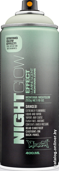 

Краска Montana Night Glow NG1000 448485 0.4 л (люминесцентный зеленый)