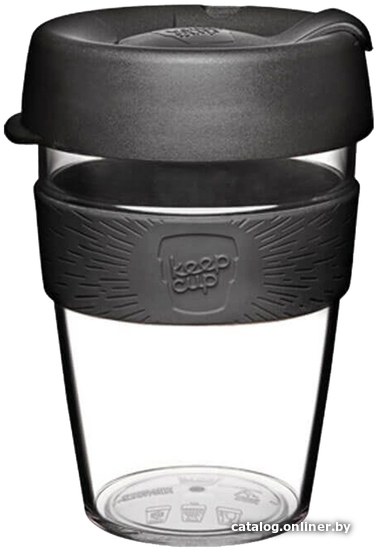 

Многоразовый стакан KeepCup Original M Clear Origin 340мл (черный)