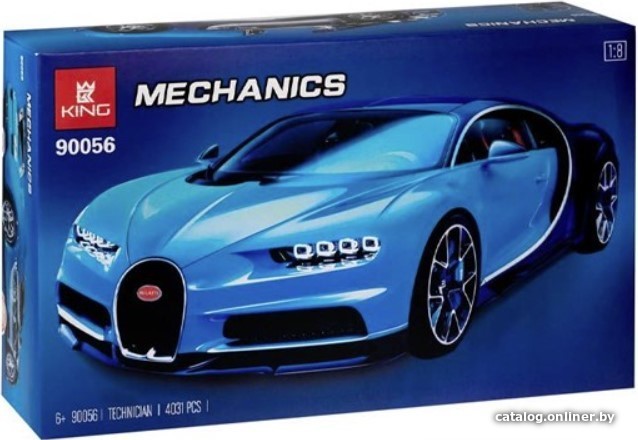 

Конструктор King 2086 Автомобиль Бугатти Шерон синий