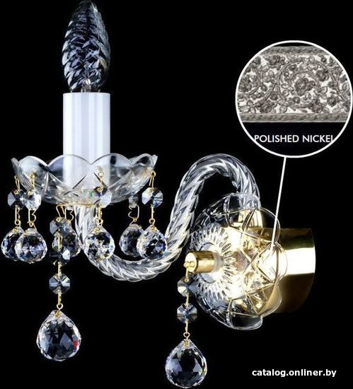 

Бра ArtGlass Mirka I. Balls Nickel Ce