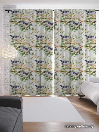 

Комплект штор JoyArty Птицы на ветке 1.45x2.65 м p_185485_145x265 (2 шт)