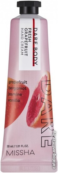 

Missha Крем для рук Dare Body Hand Cream Fresh Grapefruit 30 мл