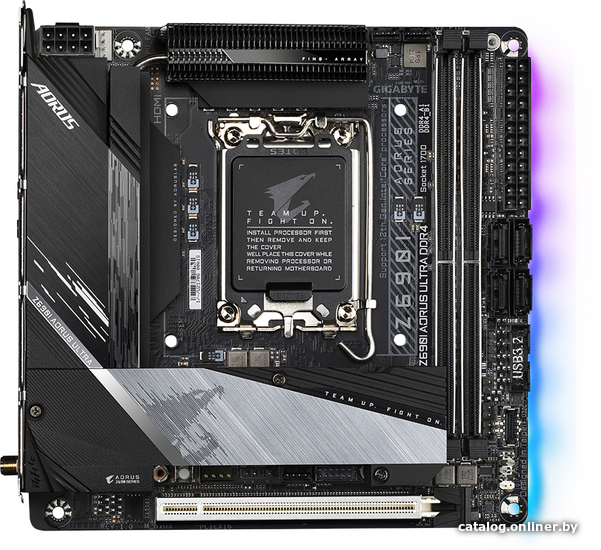 

Материнская плата Gigabyte Z690I Aorus Ultra DDR4 (rev. 1.0)
