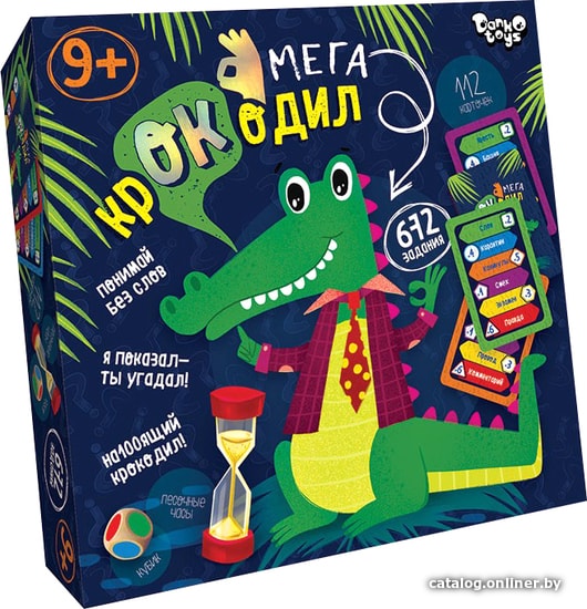 

Настольная игра Danko Toys Мега Крокодил CROC-03-01