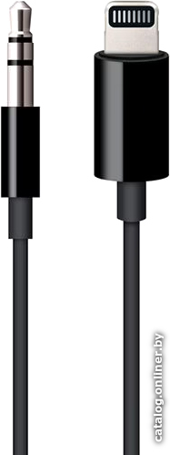 

Кабель Apple 3.5 мм - Lightning (1.2 м, черный)