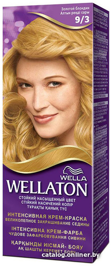 

Крем-краска для волос Wella Wellaton 9/3 золотой блондин
