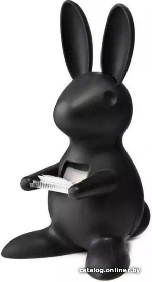 

Диспенсер для скотча канцелярский Qualy Bunny QL10114-BK (черный)