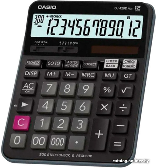 

Бухгалтерский калькулятор Casio MJ-120DPLUS-W-EP (черный)