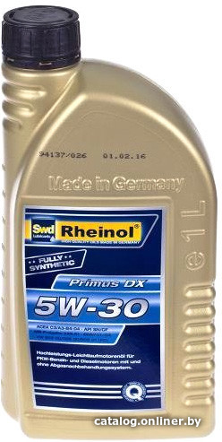 

Моторное масло Rheinol Primus DX 5W-30 1л