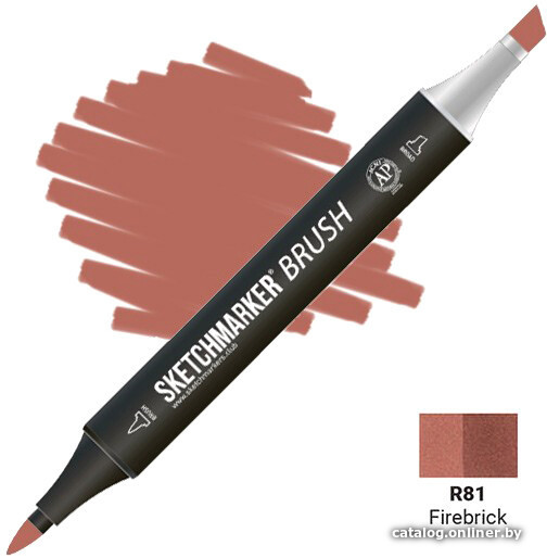 

Маркер художественный Sketchmarker Brush Двусторонний R81 SMB-R81 (кирпич)