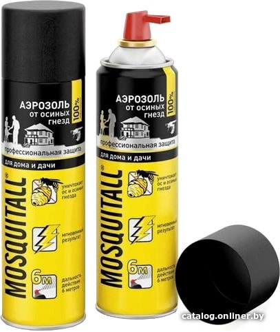 

Аэрозоль против насекомых Mosquitall Профессиональная защита 500 мл