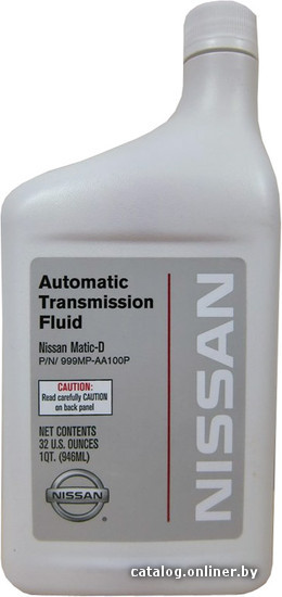 

Трансмиссионное масло Nissan ATF Matic D (999MP-AA100P) 0.946л