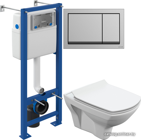 

Унитаз Cersanit Carina S-MZ-CARINA-XL-COn-S-DL-w + S-IN-MZ-VECTOR + BU-ENT/Cm