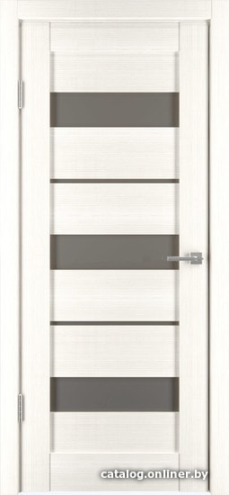 

Межкомнатная дверь IstokDoors Горизонталь-4 ДЧ 60x200 (бьянко/стекло бронза)