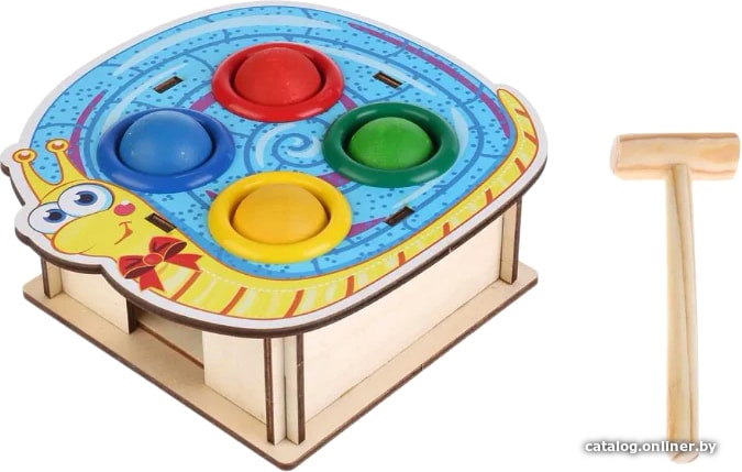 

Молоточек WoodLand Toys Улитка 4 отверстия 115305