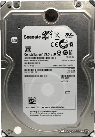 

Жесткий диск Seagate Constellation ES.3 4TB ST4000NM0053