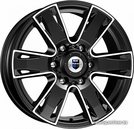 

Литые диски K&K Севенна 17x7" 6x127мм DIA 77.9мм ET 40мм Алмаз черный