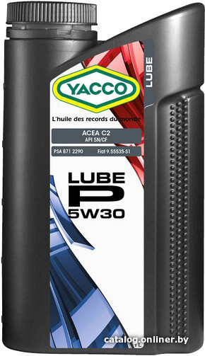 

Моторное масло Yacco Lube P Plus 5W-30 1л